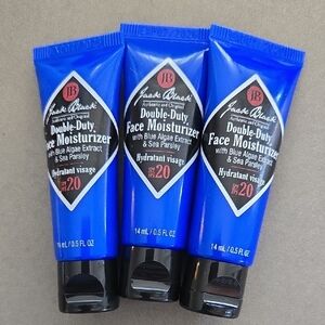 New Never Used Jack Black Face Moisturizer Trio Set